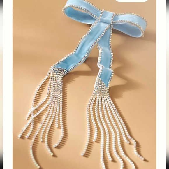 Gaios Shiny Farfalle Velvet Bow. NEW IN BOX main image 7